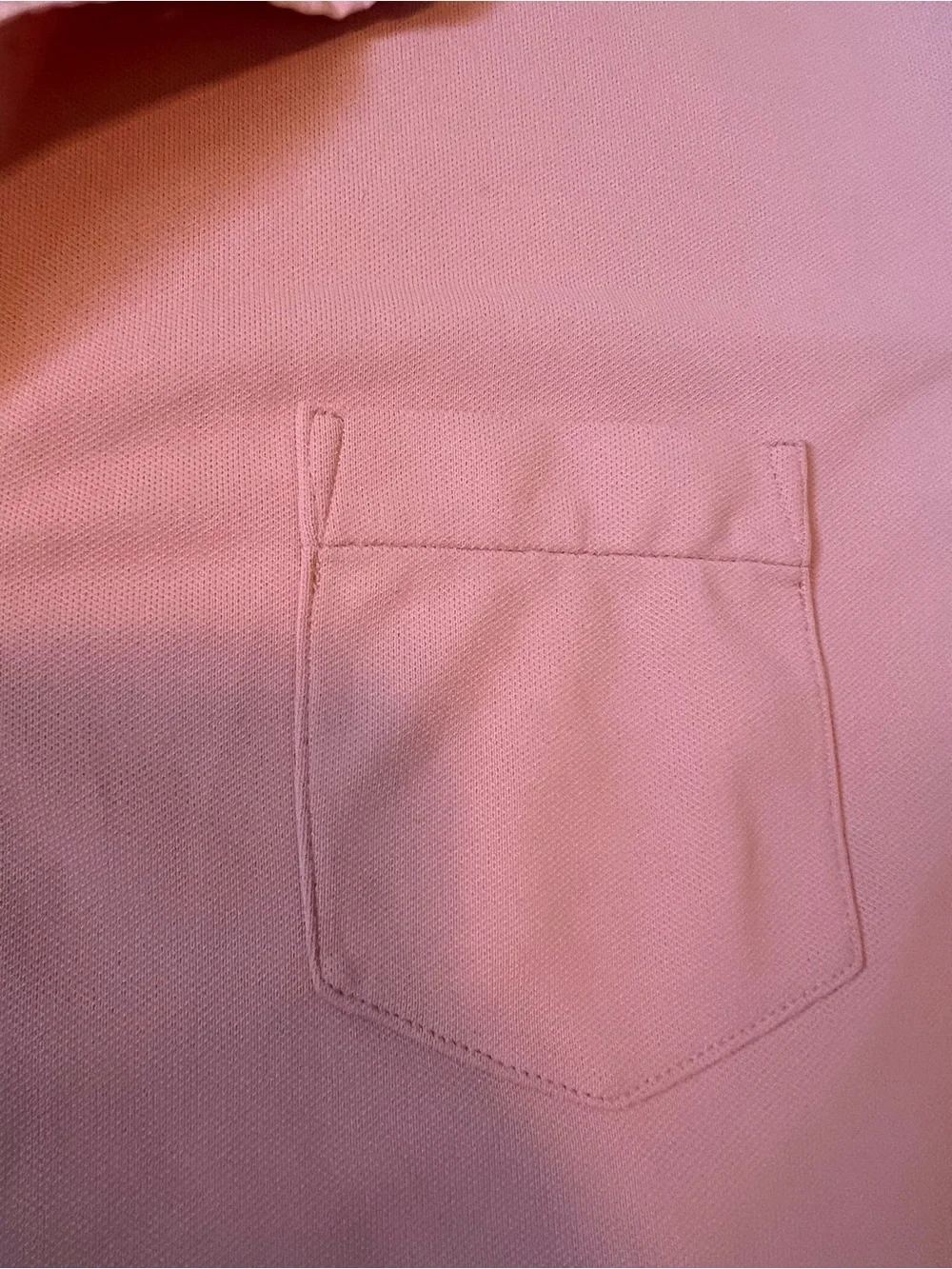 RL Ralph Lauren XL Men's Pocket Polo Shirt - Peach